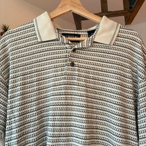 vintage stripped polo shirt